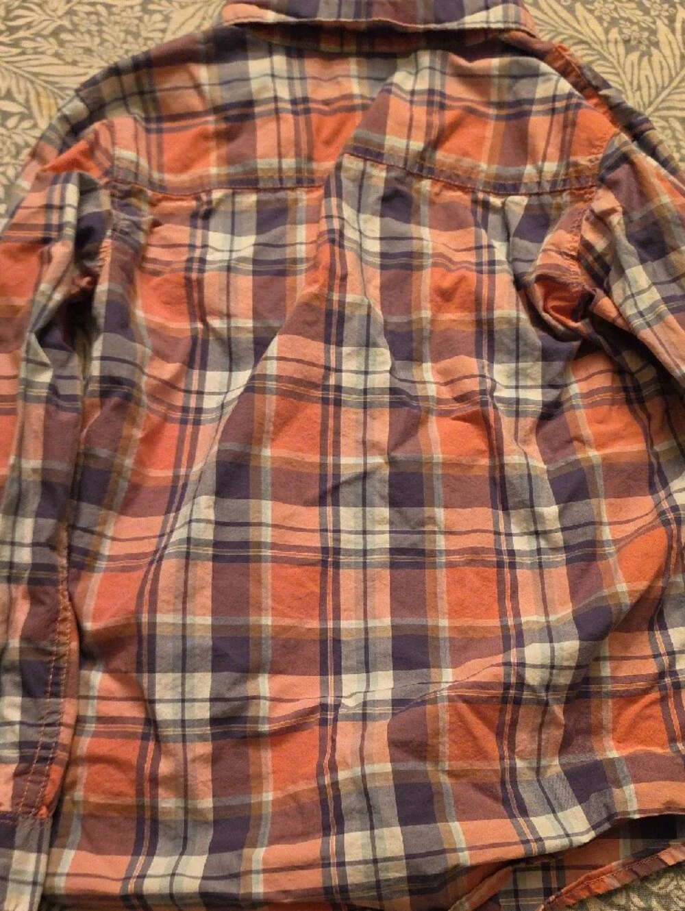 Carter's Pink and Blue Plaid Button-Down Shirt